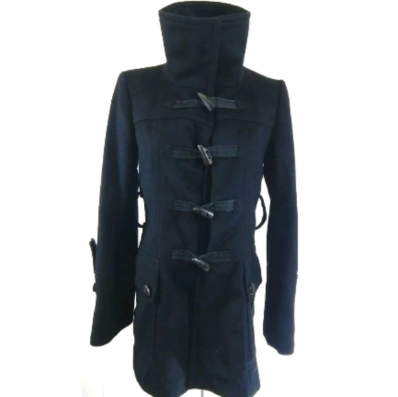 Zara Woman Toggle Wool Coat - Picture 1 of 3